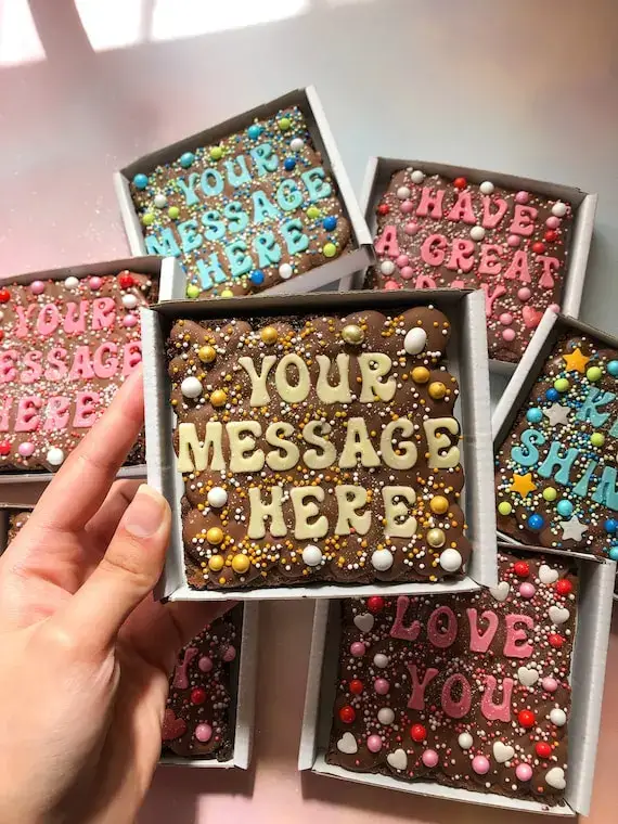 Mini Brownie Slab Karachi Gift